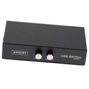 USB 2.0 Sharing Switch, 2 Port HUB KVM Swtiches For PC Scanner Printer (Pack of