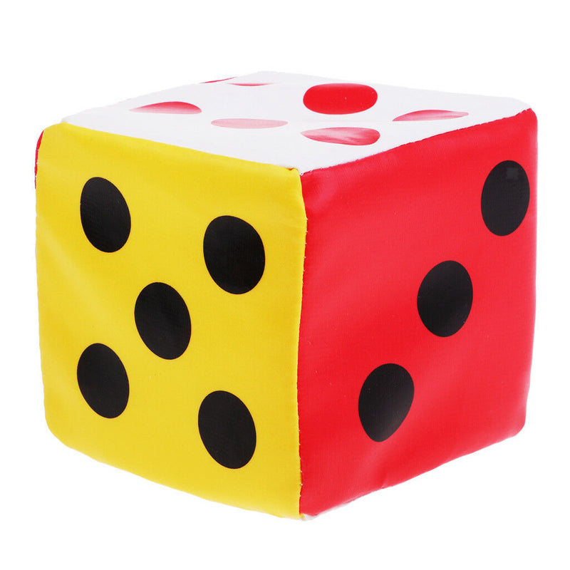 Sponge Dice Foam Dot Dice Children Playing Dice for Math Teaching 1-6 Spots