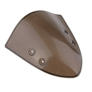 Plastic Motorcycle Windshield Windscreen for Kawasaki ER-6N ER6N 2012-2014 Brown