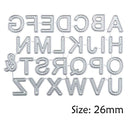 26pcs Carbon Steel Letters Cutting Dies Stencils For DIY Scrapbooking Photo