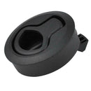 Flush Pull Slam Hatch Latch without Lock for Marine Boat RV Trailer Black
