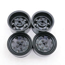 4PCS RC Crawler 1:10 Alloy Wheel Rim 1.9 Inch BEADLOCK for 1/10 Traxxas TRX
