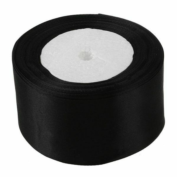 1 roll (25 yards/roll) 2'' (50mm) single face Satin Ribbon Webbing Decorati