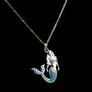 Magic Mood Color Change Pendant Necklace Mermaid Choker Link Chain for Women