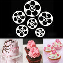 6x Fondant Cake Sugar Craft Decor Cookie Rose Flower Mold Gum Paste Cutter TooOZ