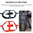 Motorcycle Electric Vehicle Binding Fixing Fastening Strap Rear Wheel Tire Strap