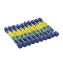 5mm Width Tip Triple-cornered Shank Masonry Drill Bits 10Pcs