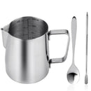4Pcs Coffee Accessories 58Mm Stainless Steel Coffee Tamper With 12Oz Frothi