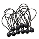 20 Pieces Black Ball Tent Fix Cords Elastic Wire Canopy Tarp