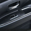 ABS Inner Door Armrest Window Lift Switch Button Cover Trim for Mitsubishi