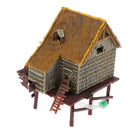 Pneumatic Aeration Aquarium Fish Tank Large Waterwheel Hut Decoration