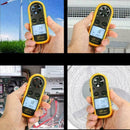 Mini LCD Wind Speed Gauge Air Velocity Flow Meter Digital 2019 Best Thermom V3A7