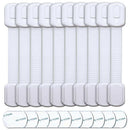 10pcs Baby Safety Protector Children Cupboard Cabinet Locking Plastic Lock