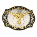 Men Classic Belt Buckle Western Cowboy Cowgirl Engraved Jean Belt
