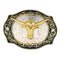 Men Classic Belt Buckle Western Cowboy Cowgirl Engraved Jean Belt