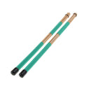 2pcs Drum Brushes Dowels Drumsticks for Drummer Drum Players Gift 40cm Green
