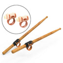 Drum Stick Control Clip Drumsticks Aid Auxiliary Hand Grip Loop White