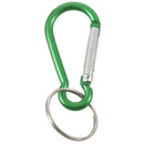 Assorted Color Aluminum Carabiner Key Ring Keychain Holder 12 Pcs D8F3