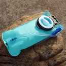 2L Big Mouth Water Bladder Bag Blue Hydration Camping Sport Bicycle Bike UYFG