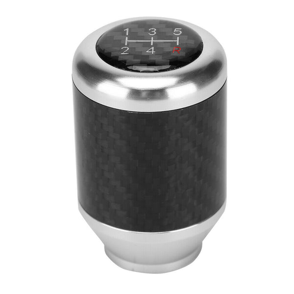 Real Carbon-Fiber Aluminum Gear Shift KnobÃ‚Â Manual Transmisson Shifter Stick Knob