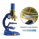 Microscope Kit Lab 100X 200X 450X Refined Biological Microscope for Kids