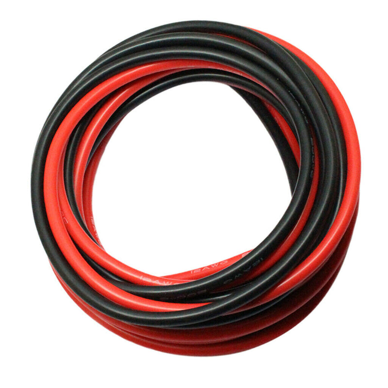 2 Roll 12AWG Super Flexible High Temperature Resistant Silicone Wire Cable
