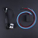 Vehicle Engine Start Press Button Push Switch Ignition Starter Blue Light