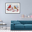 5D DIY Full Round Drill Diamond Painting Bird Cross Stitch for Gift (B1029)