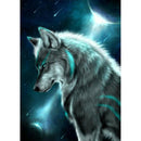 Animal 5D Diamond Painting DIY Full Round Drill Rhinestone (Wolf LD424)