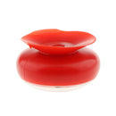 Waterproof Clock Mirror Window Glass Suction Clock for Bathroom Kitchen Red