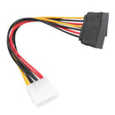 20cm 4Pin IDE to 2 Serial ATA SATA Power Supply Cable Hard Drive Adapter Cord