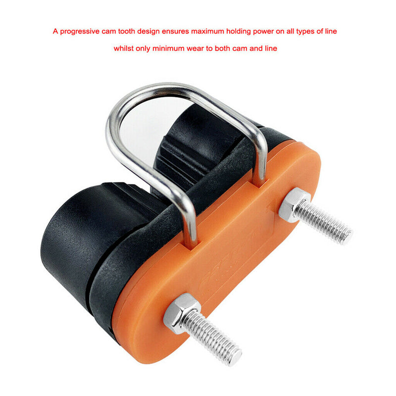 4pcs Composite Sailboat 2 Row Ball Bearing Cam Cleat With Leading