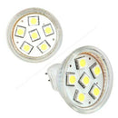 GU4 MR11 DC 12V 6 SMD 5050 LED Light Bulb 6000K - White V2Z4