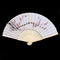 Japanese Bamboo Plum Blossom Folding Hand Held Fan Pocket Fan Wedding Decor