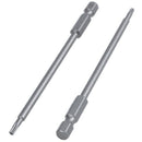 10 Pcs Hex Shank Magnetic 2.8mm Torx T10 Security Screwdriver Bit