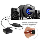 3.5mm Aux Audio Noise Filter Ground Loop Isolator Eliminate Car Electric No OZ