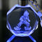 Dragon Ball Z Saiyajin Son Goku Trunks Crystal Key Ring Chain LED Light Pendant
