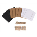 10pcs 3 inch Wall Hanging Photo Paper Frame Picture Display Modern Art Home