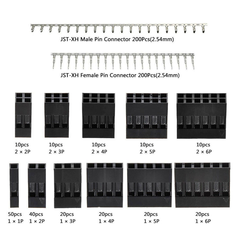 620 Dupont Connector Kit Connector Housing Wire Crimper Assortment Parts Accs