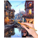 Venice Paint by Numbers DIY Large Canvas Oil Painting Kit Unframed Home Crafts