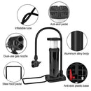 Portable High Pressure Bicycle Pump Floor Foot Air Inflator for Bike Ball