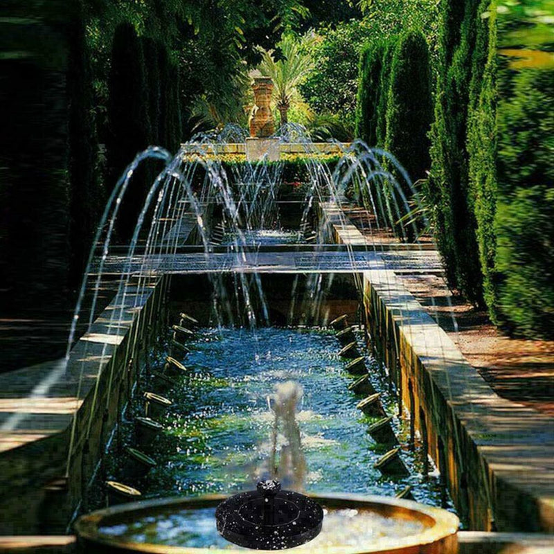 Solar fountain floating outdoor pool waterscape water floating fountain F1S L5S9