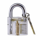 Visable Cutaway Locksmith Transparent Lock training Practice Padlock