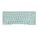 Silicone Keyboard Cover Skin for Dell Latitude E5480 14in Laptop Mint Green