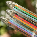 50Pcs/Lot 6-In-1 Cute Cartoon Multi-Color Multifunction Ballpoint Pen Press F7W9