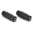 Stereo3.5mm 1/8" Aux Female to FemaleF/F Jack Audio Coupler Adapter Converter OA