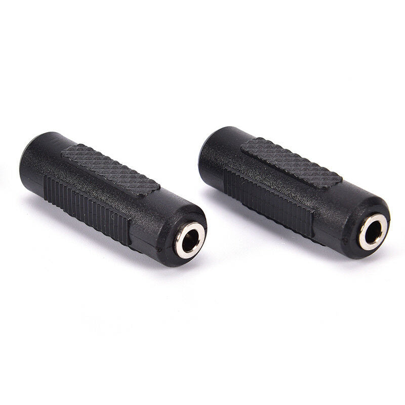 Stereo3.5mm 1/8" Aux Female to FemaleF/F Jack Audio Coupler Adapter Converter OA