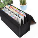 80 Slots Large Capacity Folding Marker Pen Case Art Markers Pen Storage Car I6Z7