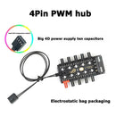 1 to 10 4 Pin PWM Cooler Fan HUB Splitter Extension Speed Controller (4D)