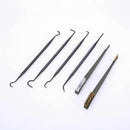 6pcs Nylon Gun Cleaning Tool Set Clean Picks Brush Carbon Double Ended ipk